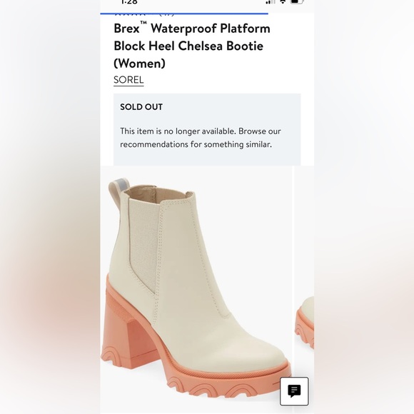 Sorel Brex Waterproof Platform Chelsea boot - Picture 9 of 9